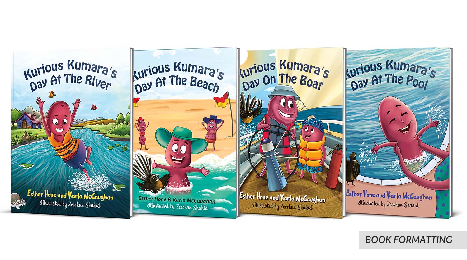 A series of children picture book about water safety